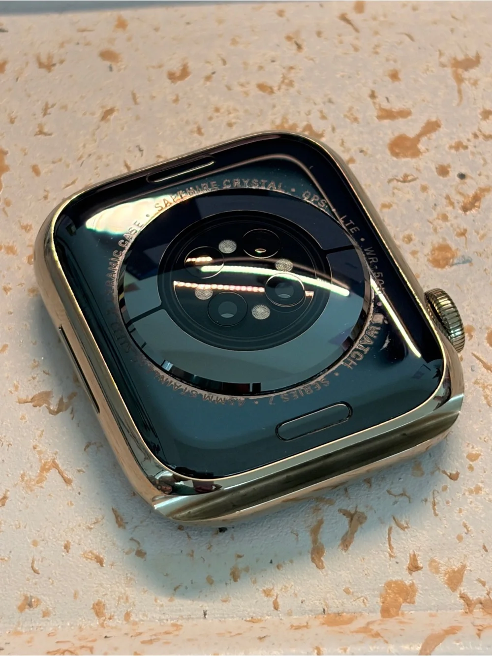 Apple Watch Series 7 45mm Gold Stainless Steel GPS + Cellular